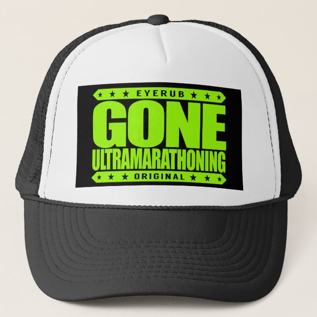Casquette ULTRAMARATHONING ALLÉS - Je suis ultra marathonien (Devant)