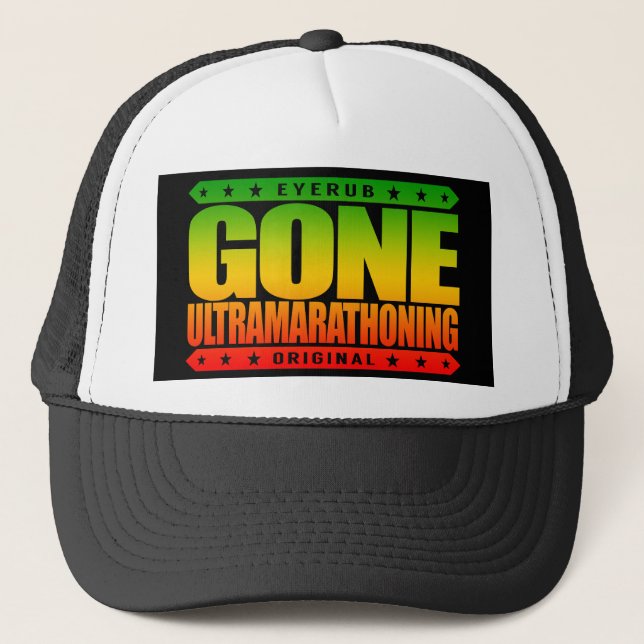 Casquette ULTRAMARATHONING ALLÉS - Je suis ultra marathonien (Devant)