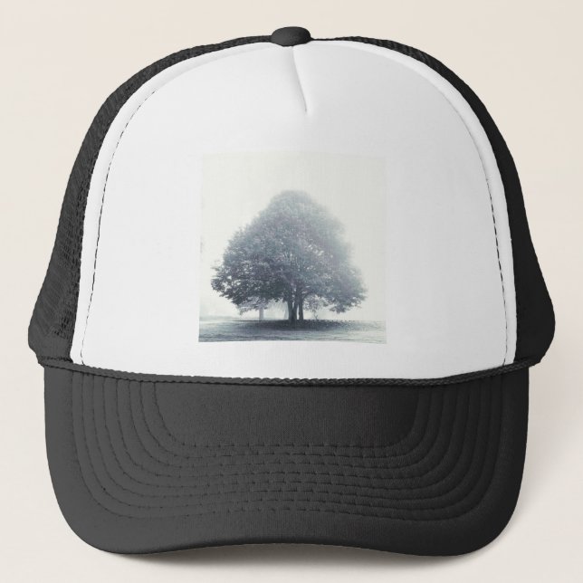 Casquette Un arbre dans le brouillard (Devant)