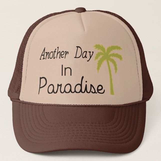 Casquette Un autre jour dans le paradis - citation (Devant)