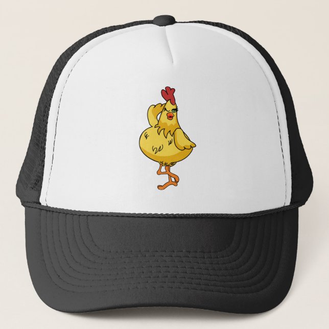 Casquette Un autre poulet très idiot (Devant)