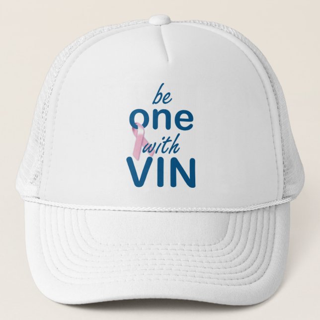 Casquette Un avec Vin avec le ruban (Devant)