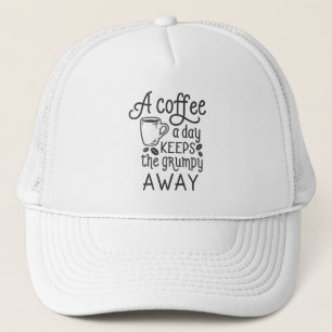 Casquette Un café par jour pour éviter le brouillard