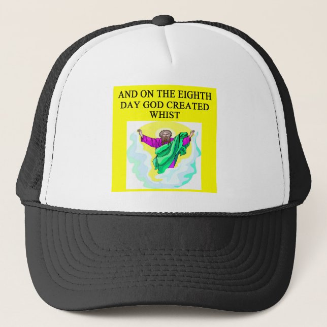 Casquette un dieu a créé le whist (Devant)