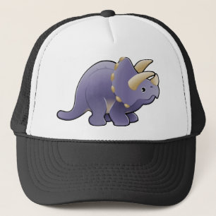 Casquette Un dinosaure amical mignon de triceratops
