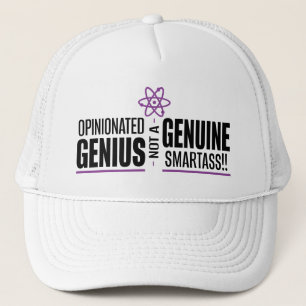 Casquette "Un Génie Opinionisé... Pas Un Smartass Véritable"