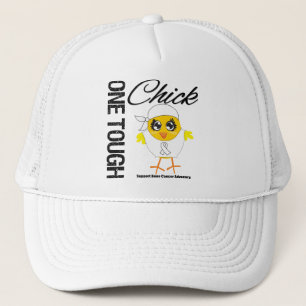 Casquette Un guerrier dur de cancer de l'os de poussin