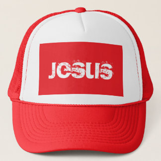 Casquette un Jésus rouge