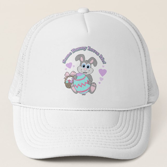 Casquette Un Lapin M'Aime ! Lapin de Pâques (Devant)