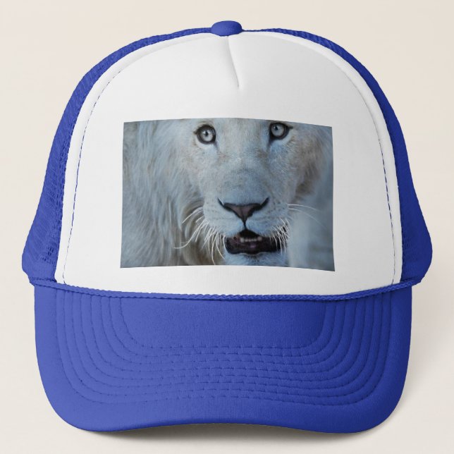 Casquette Un lion blanc en Afrique du Sud (Devant)