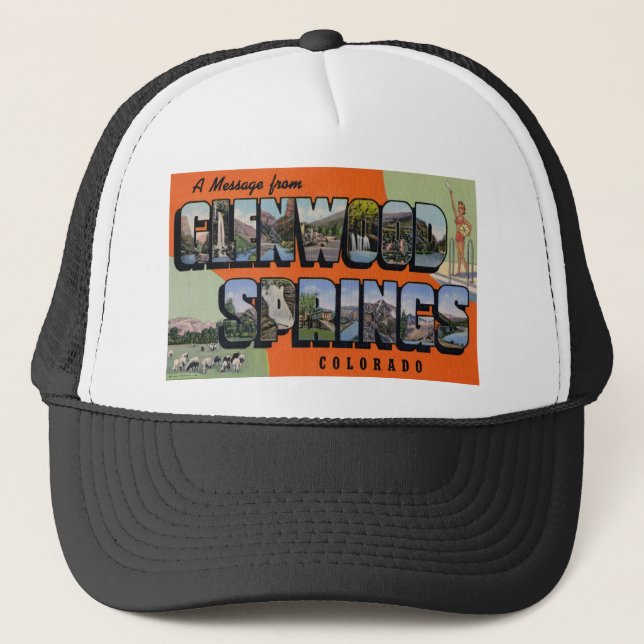 Casquette Un message de Glenwood Springs le Colorado (Devant)