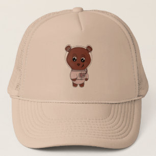 Casquette Un ours astronaute portant une combinaison spatial