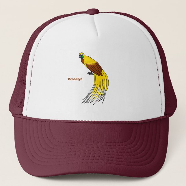 Casquette Un petit oiseau de paradis (Devant)
