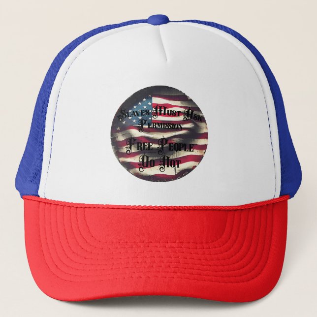 Casquette Un peuple libre (Devant)