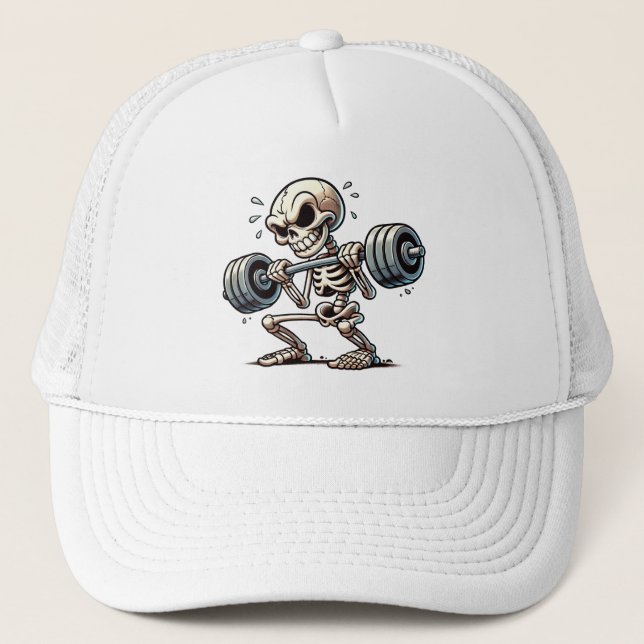 Casquette Un squelette dur qui s'en sort (Devant)