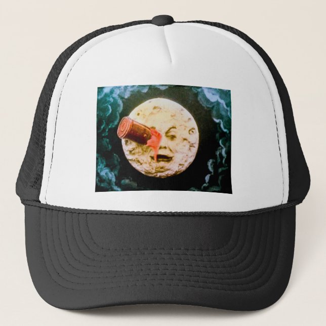 Casquette Un voyage à la lune (Devant)