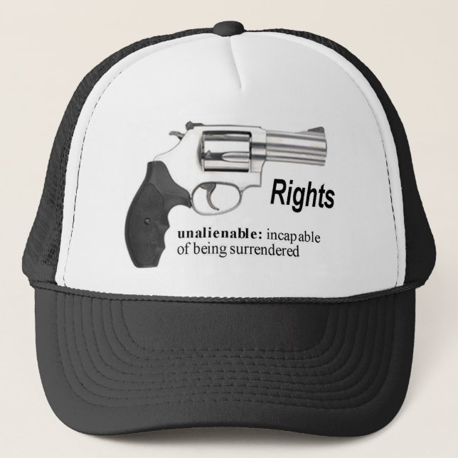 Casquette Unalienable de droites (Devant)