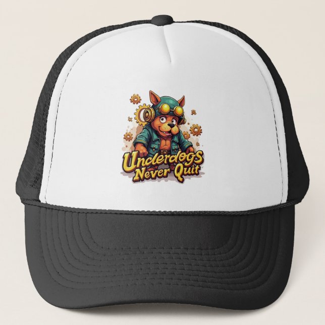 Casquette Underdogs Never Quit – Casquette de moti (Devant)