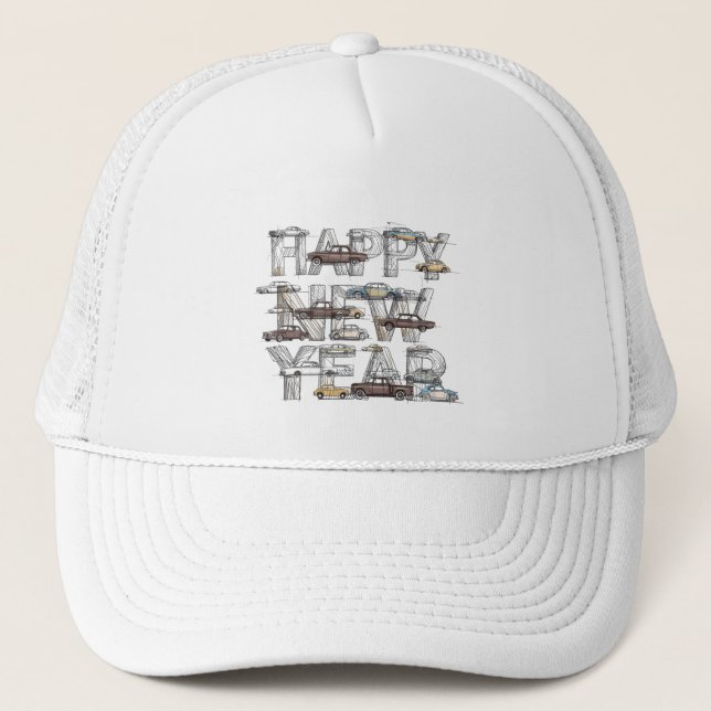 Casquette une conception intelligente et heureuse de nouvell (Devant)