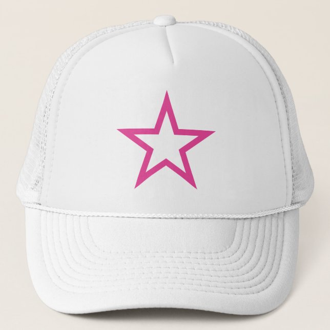 Casquette Une Étoile Rose Du Féminisme - v6 (Devant)