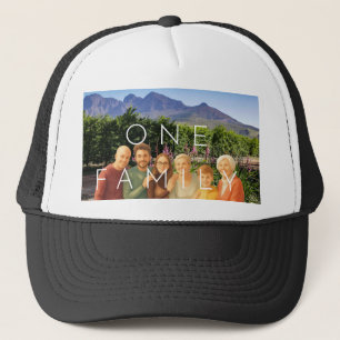 Casquette Une famille rétro vintage paysage montagneux des H