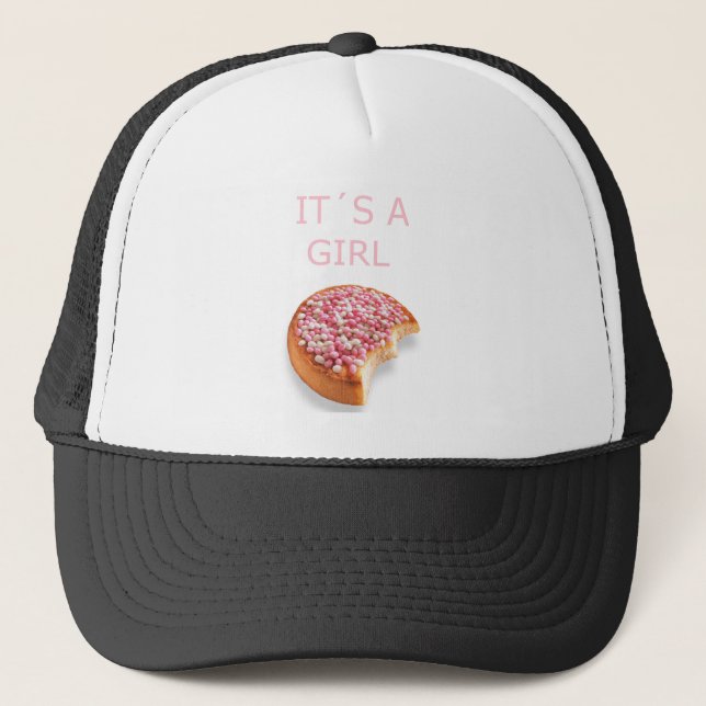 Casquette une fille est née (Devant)