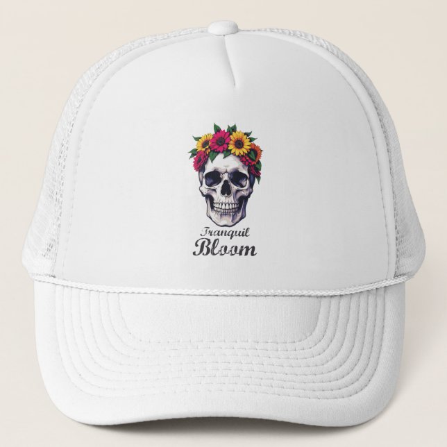 Casquette Une floraison paisible (Devant)