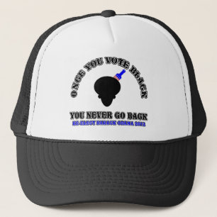 Casquette Une fois que vous vote Noir-Réélisez Barack Obam