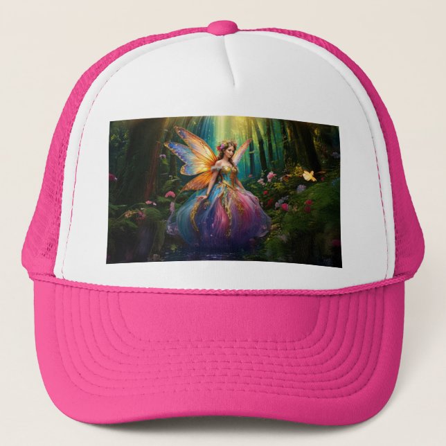 Casquette Une forêt enchantée de fées magiques (Devant)
