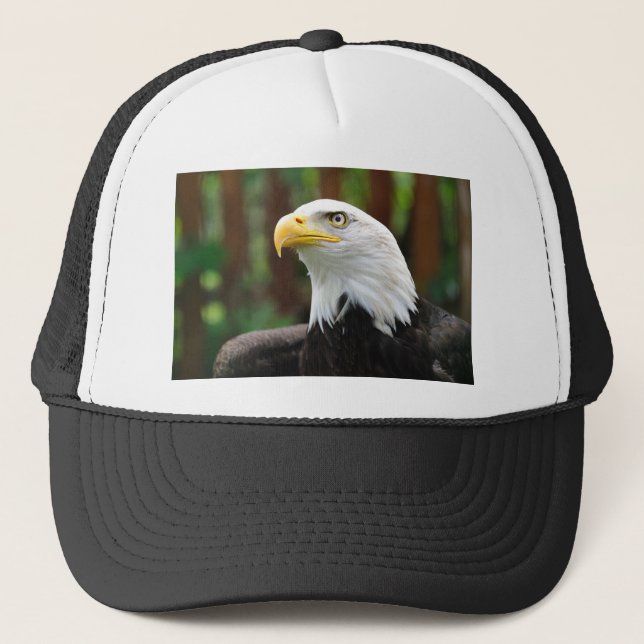 Casquette Une image américaine des Etats-Unis Eagle chauve (Devant)