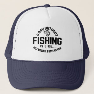 Casquette une journée sans pêche c'est comme je plaisante j'