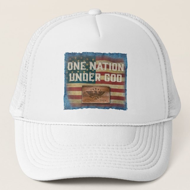 Casquette Une nation sous Dieu - Cap (Devant)