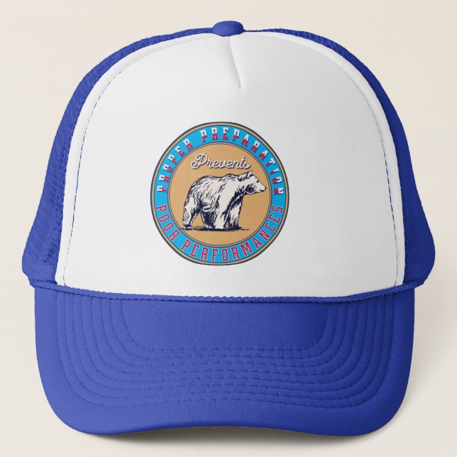 CASQUETTE UNE PRÉPARATION APPROPRIÉE EMPÊCHE LES MAUVAISES P (Devant)