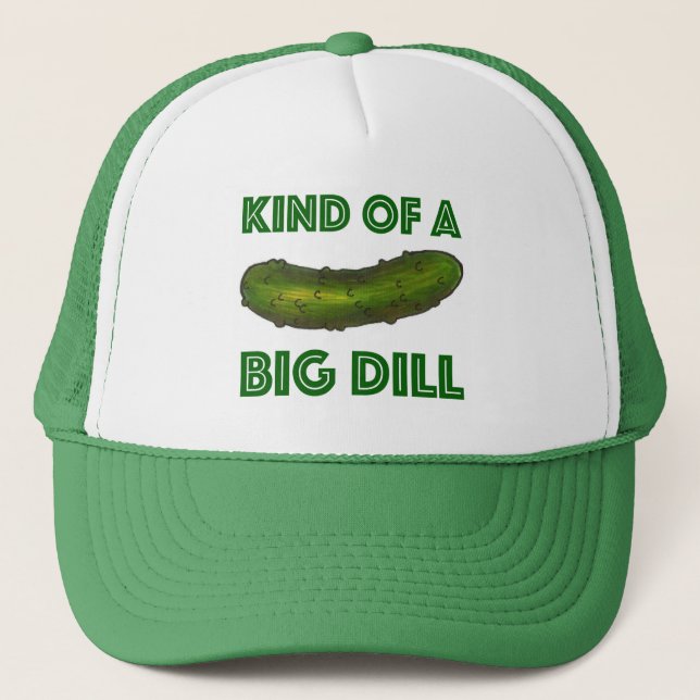 Casquette Une sorte de Big Dill (Deal) Green Kosher Pickle F (Devant)