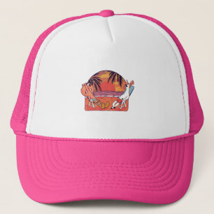 Casquette Unicorn Flamant rose Beach