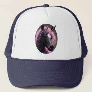 Casquette Unicorn noir et rose Imaginaire de fée Créature
