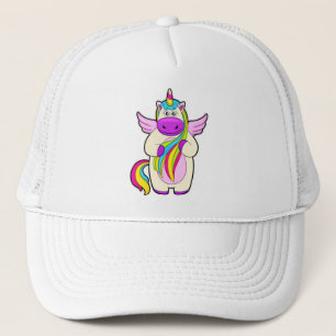 Casquette Unicorne aux cheveux colorés