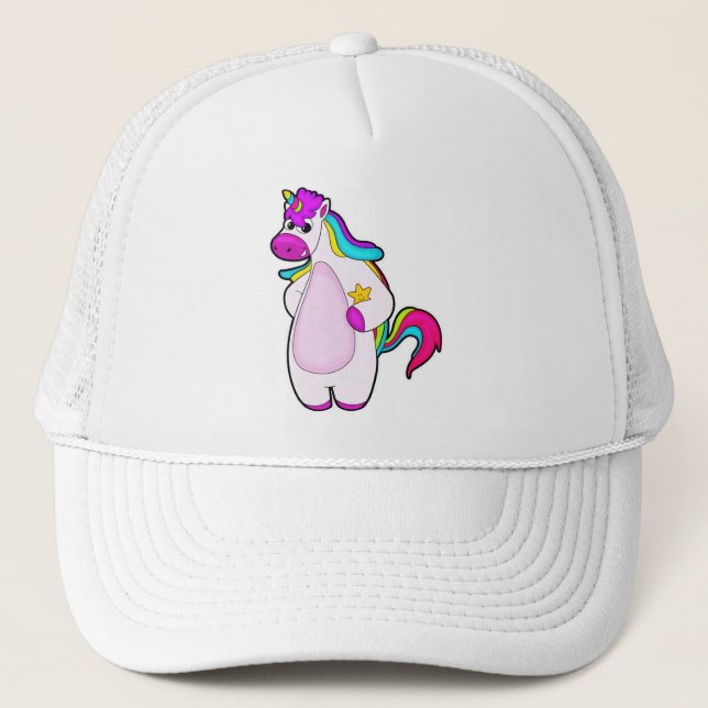 Casquette Unicorne avec étoile (Devant)