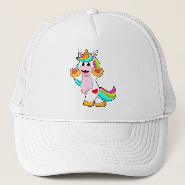Casquette Unicorne avec tatouage cardiaque (Devant)