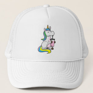 Casquette Unicorne avec thé bulle