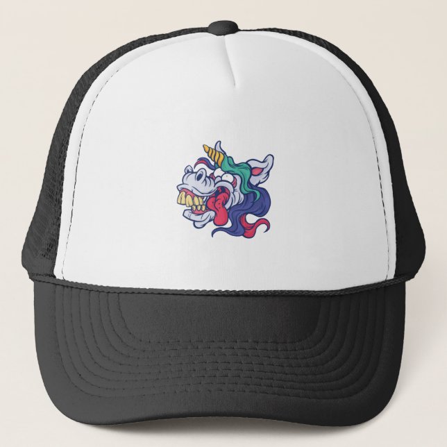 Casquette Unicorne folle (Devant)