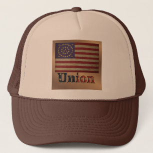 Casquette Union de guerre civile drapeau ✨ Vintage historiqu
