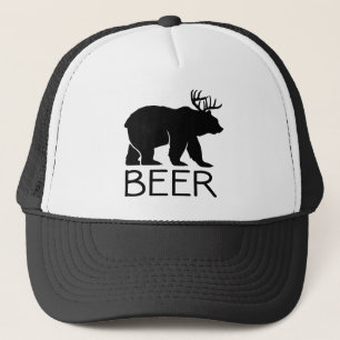 Casquette Unique drôle d'ours de bière