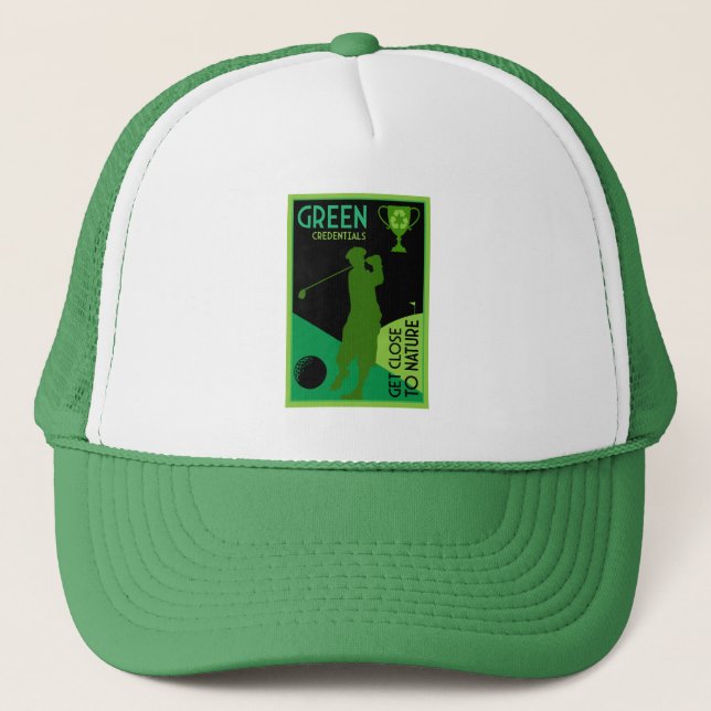 Casquette Unique Funny Vintage Golf Cadeau (Devant)