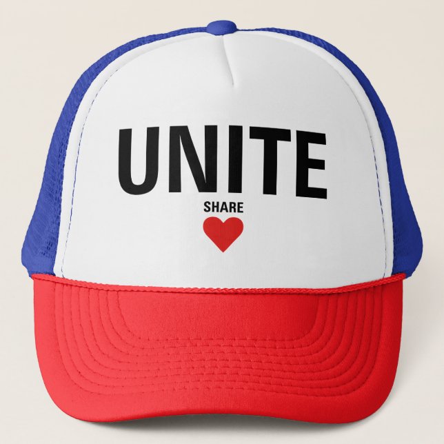 Casquette Unir la démocratie politique (Devant)