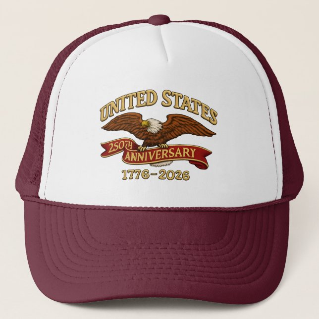 Casquette United States 250th Anniversary Dad Cap 1776–2026 (Devant)