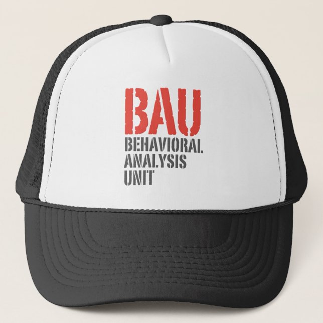 Casquette Unités d'analyse comportementale de BAU (Devant)