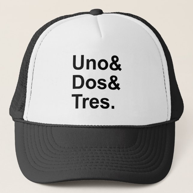 Casquette Uno Dos Tres | Un Deux Trois en espagnol (Devant)