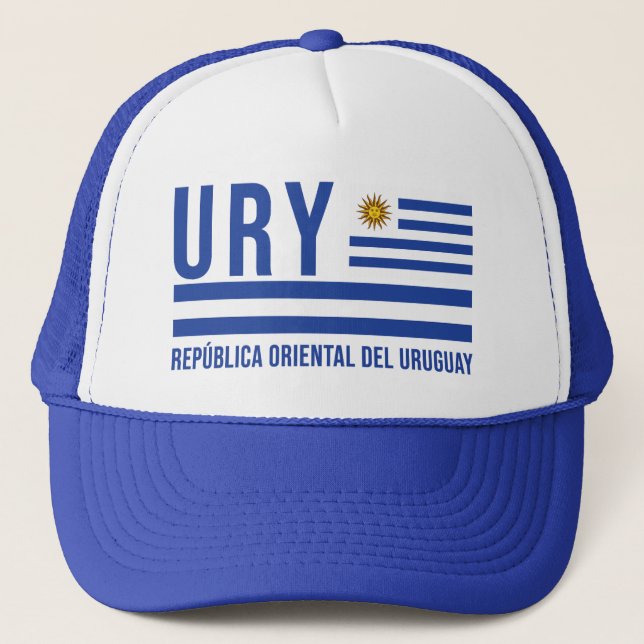 Casquette Uruguay ISO Alpha-3 Design (Devant)