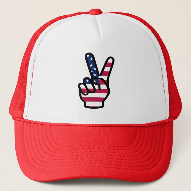 Casquette US Victory Sign (Devant)